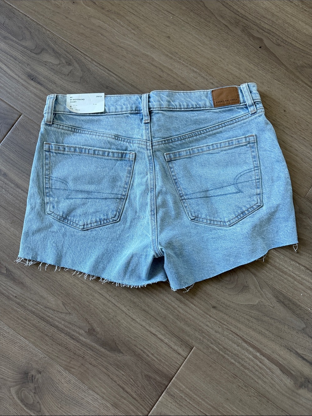American Eagle Outfitters Ex Boyfriend Short Light Wash 4 - Picture 2 of 3